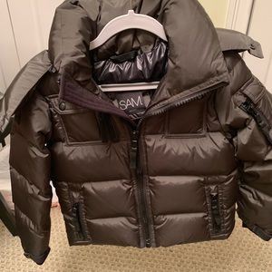 SAM. Toddler Down Winter Coat Size 2, Olive Green